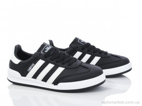 Купить Кросівки жіночі HD65 (182-44) black-white Violeta only one чорний