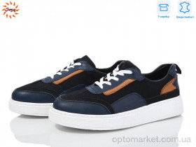 Купить Кросівки чоловічі J02 синій Luggi чорний