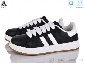 Купить Кросівки жіночі JH100-1 шкіра демі Stilli чорний