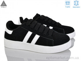 Купить Кросівки жіночі JH200-5 шкіра Stilli чорний