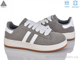 Купить Кросівки жіночі JH200-6 шкіра Stilli сірий