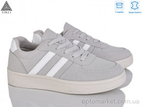 Купить Кросівки жіночі JH600-1 шкіра Stilli сірий