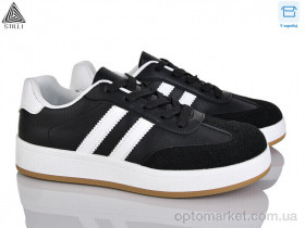 Купить Кросівки жіночі JH700-5 шкіра Stilli чорний