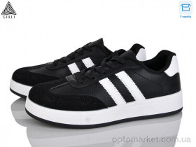 Купить Кросівки жіночі JH700-6 шкіра Stilli чорний