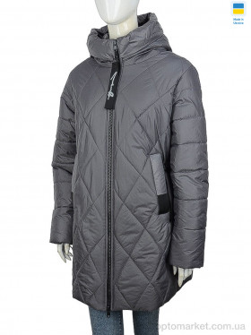 Купить Куртка жіночі K3 т.сірий Divo сірий