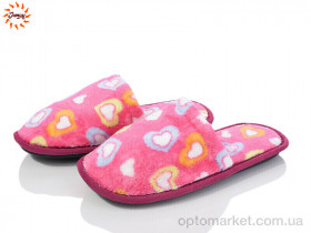 Купить Капці жіночі Капці жін серце кольор.-рожеві Jumay рожевий