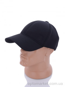 Купить Кепка чоловічі Кепка трикотаж з вишивкою тризуб чорний STARK чорний