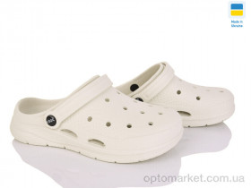 Купить Крокси жіночі Крок С102 бежевий Krok бежевий