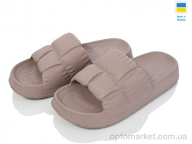Купить Шльопанці жіночі Крок С95 св.коричневий Krok коричневий