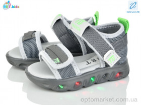 Купить Сандалі дитячі L606-1-1 LED BBT сірий