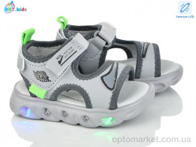 Купить Сандалі дитячі L608-1-3 LED BBT сірий