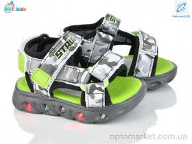 Купить Сандалі дитячі L612-1-1 LED BBT сірий