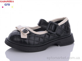 Купить Туфлі дитячі L6530-1 GFB-Канарейка чорний