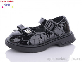 Купить Туфлі дитячі L6530-6 GFB-Канарейка чорний