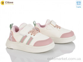 Купить Кросівки дитячі LA1159-1 white-pink Clibee бежевий
