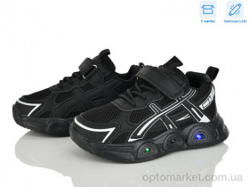 Купить Кросівки дитячі LB1161-1 LED Clibee чорний