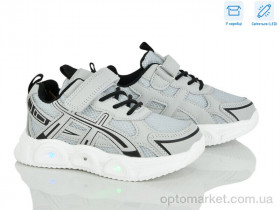 Купить Кросівки дитячі LB1161-2 LED Clibee сірий