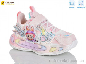Купить Кросівки дитячі LB1193-1 pink LED Clibee рожевий
