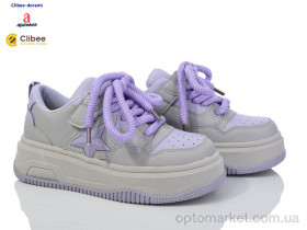 Купить Кросівки дитячі LC120 grey-purple Clibee сірий