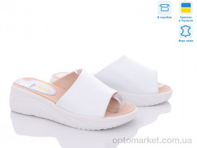 Купить Шльопанці жіночі Лідія білий Golden Natali білий