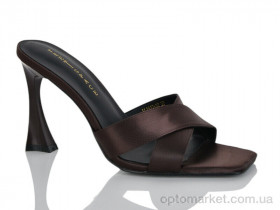 Купить Шльопанці жіночі LL1917-32 Egga коричневий