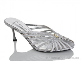 Купить Шльопанці жіночі LL1976-100 Teetspace срібний