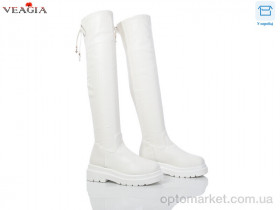 Купить Ботфорти жіночі M153-5 єврохутро Veagia білий