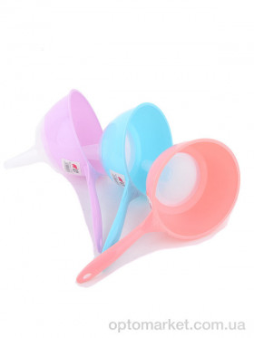 Купить Кухонне приладдя M30023 mix воронка з ситом 15*28*28 см LOOK&BUY -