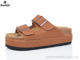 Купить Шльопанці жіночі M33-3 Башили коричневий