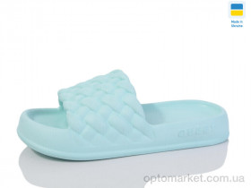 Купить Шльопанці жіночі ML2001 м'ята M&L Alex13 зелений