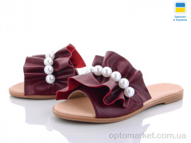 Купить Шльопанці жіночі MV116 бордо A.Dama бордовий