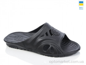 Купить Шльопанці дитячі Мʼяч чорний Lot Shoes чорний