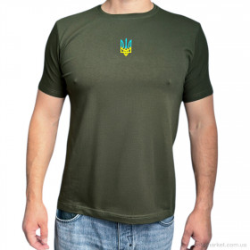 Купить Футболка чоловічі N001-4 green Leonidas зелений