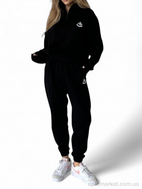 Купить Спортивний костюм жіночі N1020 чорний SL KARAVAN чорний
