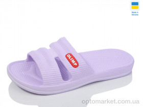 Купить Шльопанці жіночі N105 бузковий Olimp фіолетовий