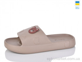 Купить Шльопанці жіночі N109 мокко Olimp коричневий