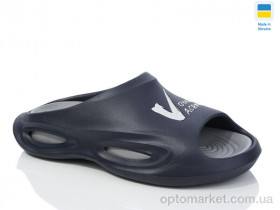 Купить Шльопанці чоловічі N135 т.синій-св.сірий Lot Shoes синій