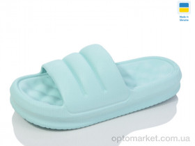 Купить Шльопанці жіночі N136 бірюза Lot Shoes зелений