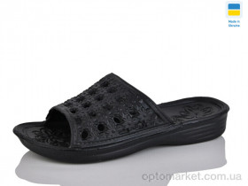 Купить Шльопанці жіночі N19 чорний Krok чорний