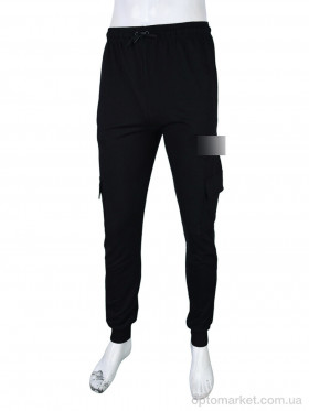 Купить Спортивні штаны чоловічі N2007 black U_A.mo.r чорний