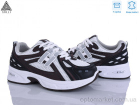 Купить Кросівки жіночі N350-9 шкіра Stilli коричневий