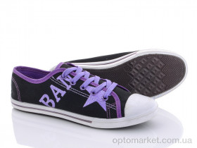 Купить Кеди жіночі OB3370 black-violet Zelart чорний