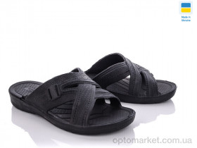 Купить Шльопанці чоловічі П11 чорний DS чорний