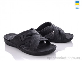 Купить Шльопанці чоловічі П11 чорний DS чорний