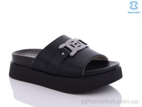 Купить Шльопанці жіночі P1492-1 Purlina чорний
