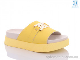 Купить Шльопанці жіночі P1492-5 Purlina жовтий