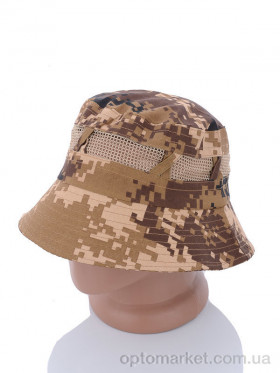 Купить Панама чоловічі Панама-2 сітка brown RuBi коричневий