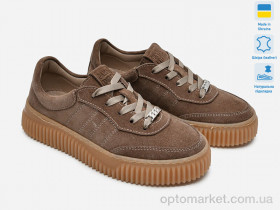 Купить Кросівки жіночі Paradize K-М-300 бежевий замш Paradize коричневий