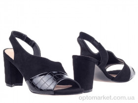 Купить Босоніжки жіночі Prime 152381 чорний Prime чорний