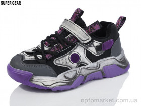 Купить Кросівки дитячі PV1688 purple Super Gear чорний